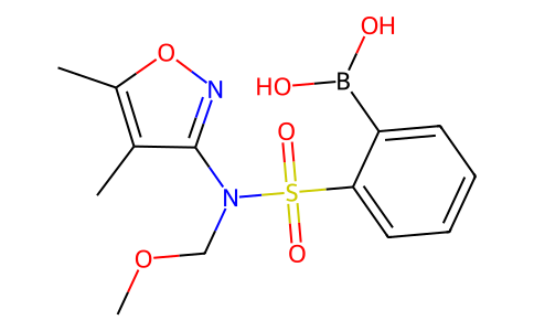 (2-(N-(4,5-dimethylisoxazol-3-yl)-N-(methoxymethyl)sulfamoyl)phenyl)boronicacid 415697-58-4